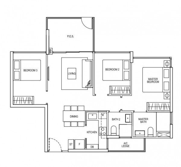 North-Park-Residences-floorplan-3bdrm