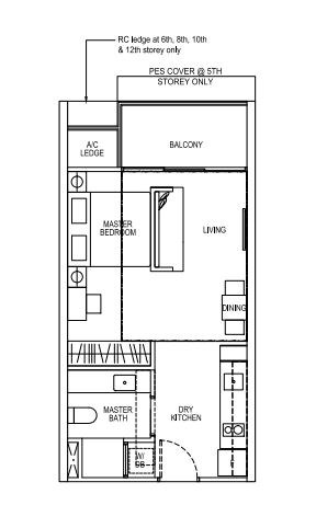 North-Park-Residences-floorplan-studio